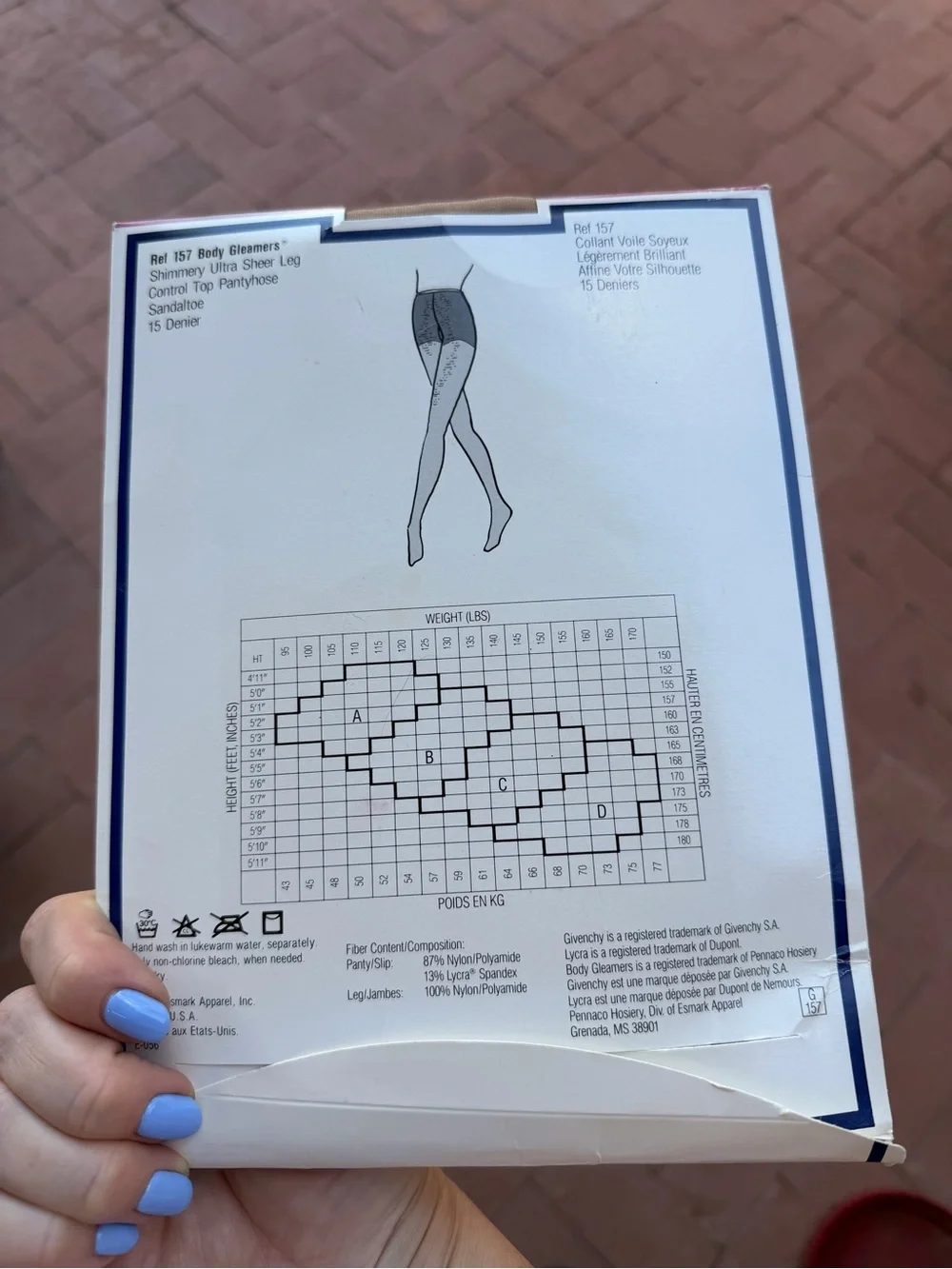 Vintage Givenchy Body Gleamers Pantyhose